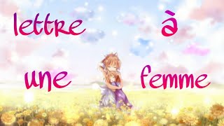 Nightcore - lettre a une femme ( cover eva guess )