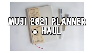 MUJI B6 VERTICAL WEEKLY PLANNER 2021 FIRST IMPRESSION + MINI HAUL