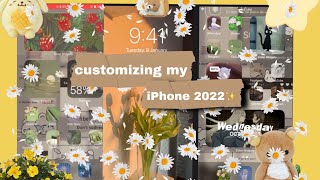 ✨customizing my Iphone 6s plus aesthetic 2022✨