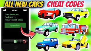 ALL NEW CARS CHEAT CODES IN DUDE THEFT WARS - NEW UPDATE🔥