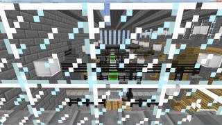 Minecraft Tekkit - Train station fully automated