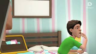 Caillou makes dinner (not for kids Plotagon 13+)