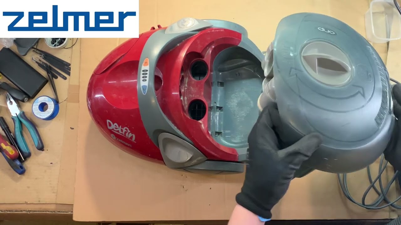 Disassembly of ZELMER Delfin Duo Vacuum Cleaner - Bad Solder Joint