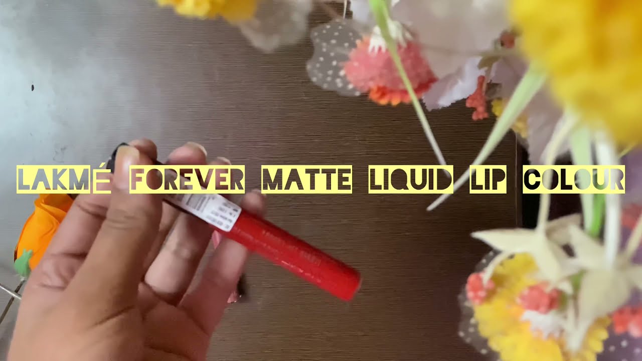 LAKMÉ FOREVER MATTE LIQUID LIP COLOUR- 02 Red Velvet, 08 Nude Dream swatches