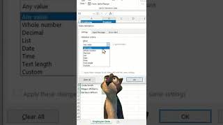 Use Data Validation Dropdown List and work like a PRO #excelshorts #edexcel #excel #exceltips