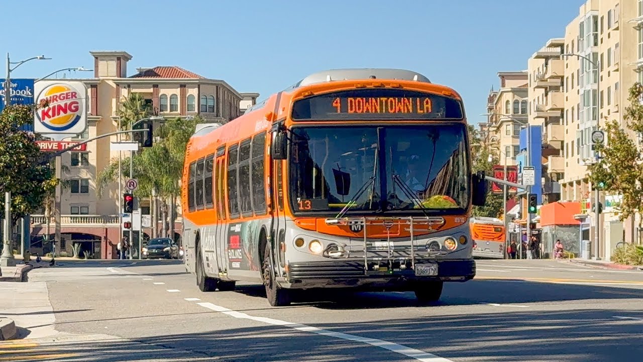 Transit Action EP1 | LA Metro & Glendale Beeline Buses & Downtown CA (4k). 