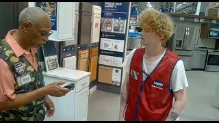 Fake Lowes Employee Prank (Got Chased)