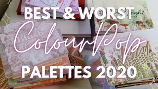 Ranking EVERY ColourPop Palette of 2020! | Best & Worst of ColourPop Palettes 2020