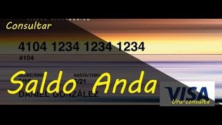 Consultar Saldo Anda Actualizado