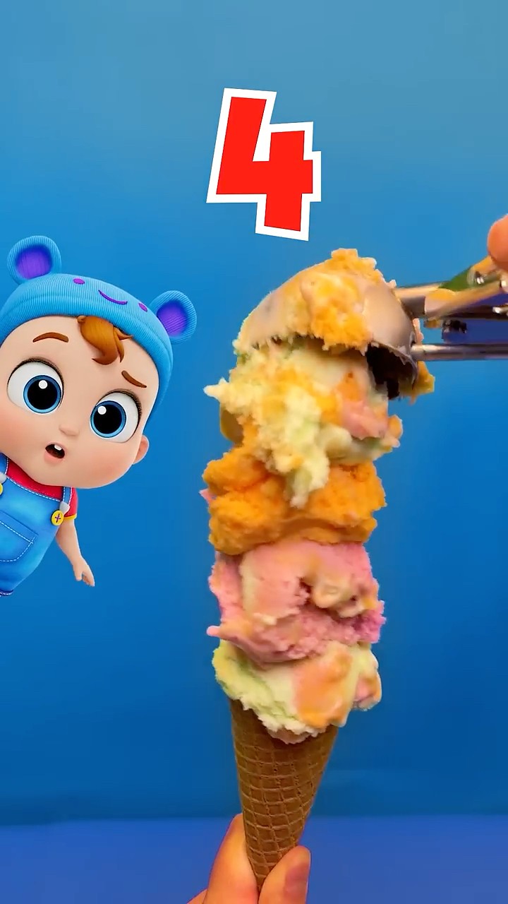 stacking ICE CREAM?coz it's never enough..   #funnyshorts #babyjohn #summer