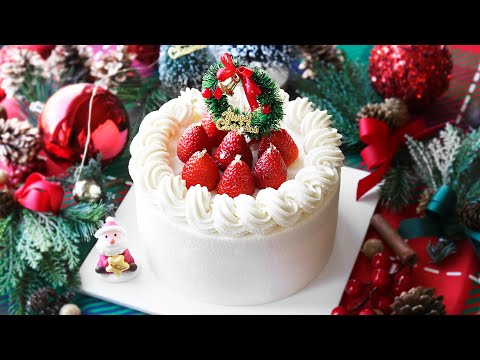 Sub) 순우유맛 가득한 진짜 맛있는 황금비율❤️<strong>딸기</strong> <strong>생크림</strong> <strong>케이크</strong> <strong>만들기</strong> (New버전!!)