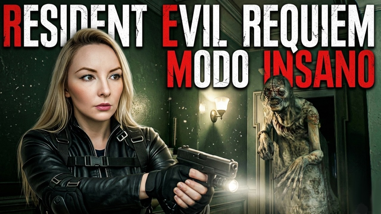 RESIDENT EVIL 9 REQUIEM – MODO INSANO - GAMEPLAY AO VIVO