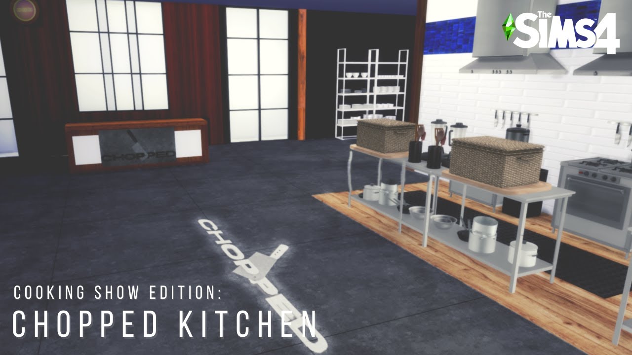 CHOPPED KITCHEN 🍽️ | SIMS 4 SPEED BUILD
