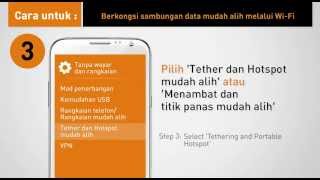 U Mobile - Kongsi Sambungan Data Mudah Alih melalui Wi-Fi screenshot 2