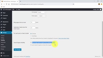 How to stop search engines from indexing in WordPress 2020
