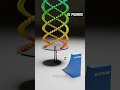 This satisfying animation is made in blender 5.0 , 30 fps, 10 samples per frame, #viral