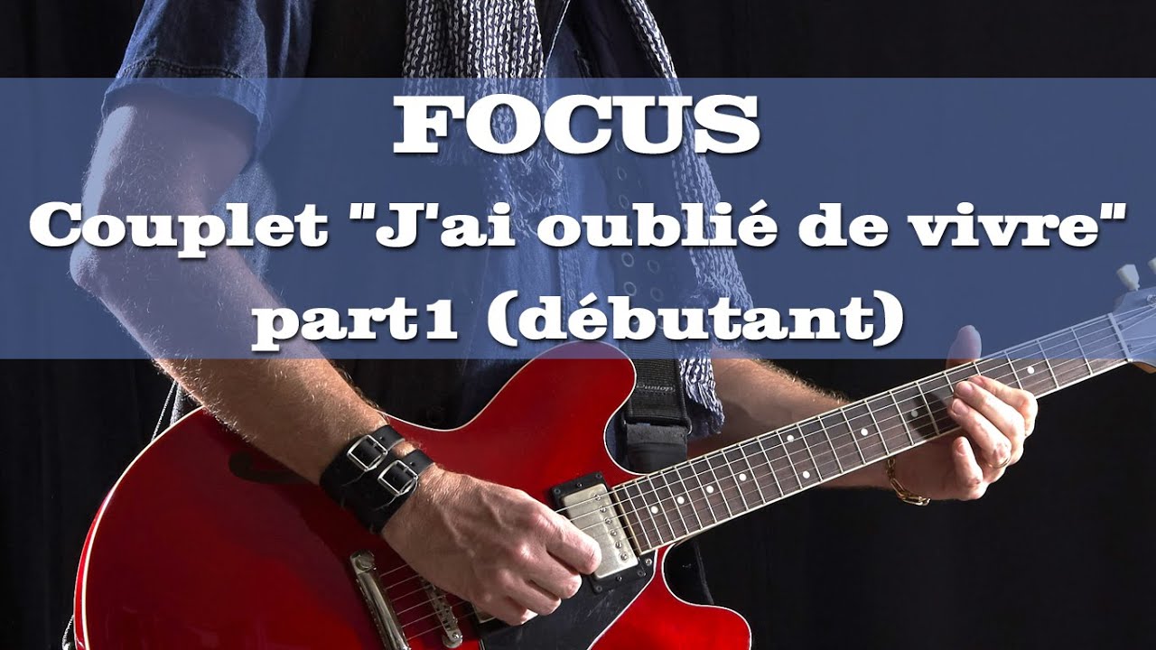 J Ai Oublié De Vivre Tab