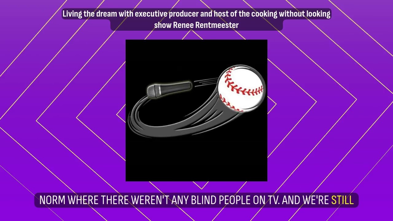 Living the dream with executive producer and host of the cooking without looking show Renee...