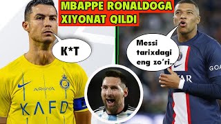 MESSI TARIXDAGI ENG ZO'RI, MBAPPE RONALDOGA XIYONAT QILDI