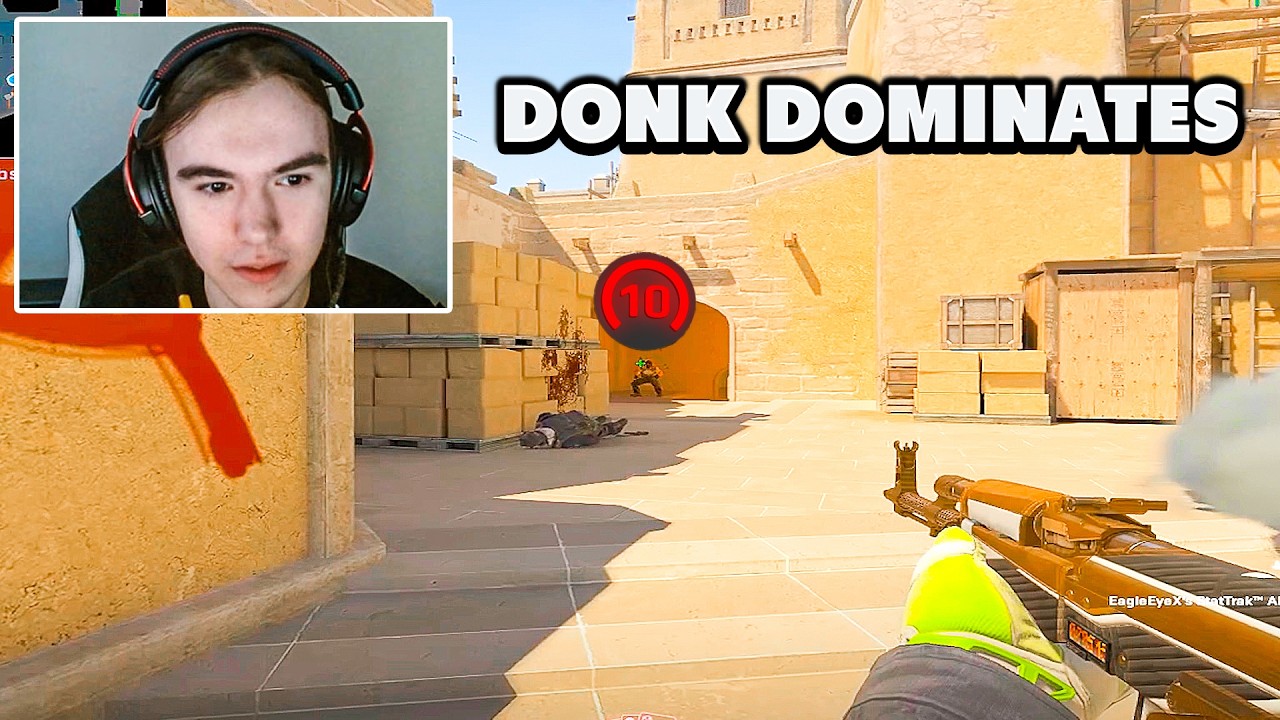Донк непобедим благодаря своей потрясающей меткости. Замечательный снайпер с AWP — CS2