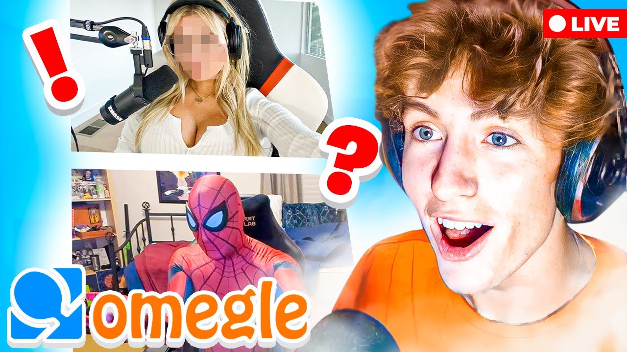 FIRST OMEGLE LIVE STREAM! (Best Moments🔥)