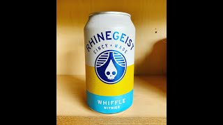 Day 329 Beer Review: Whiffle, Rhinegeist Brewing, WITBIER