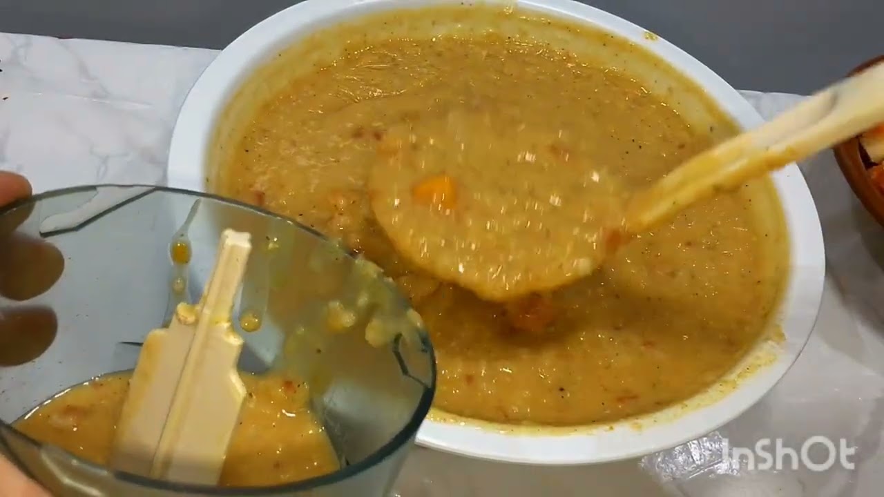 شوربة العدس بالجزر