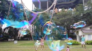 Cj Bubble Girl - Giant Bubbles with Tri-string junior loop