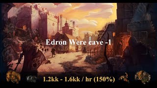 TIBIA: [RP 120+] Best Paladin hunts -Edron WereCave- 1.5kk/hr