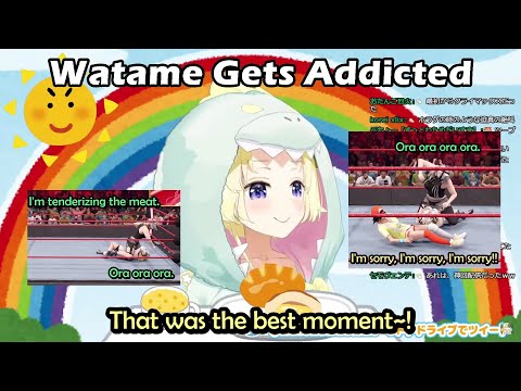 Watame Enjoyed the Holofighters Royal Rumble Hosted By Miko and Had a Blast Laughing at The Matches