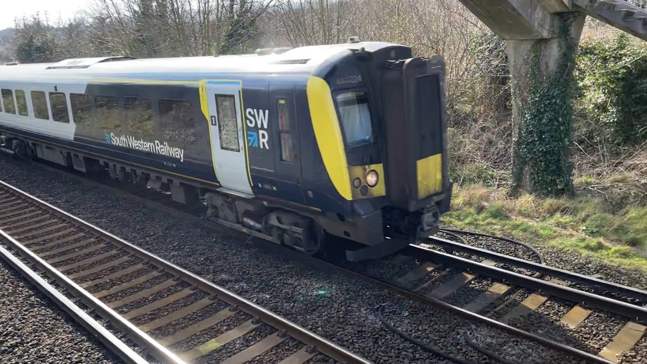 Class 444 Desiro + 66 | 444024 + 444031 + 66548 | SWR + Freightliner