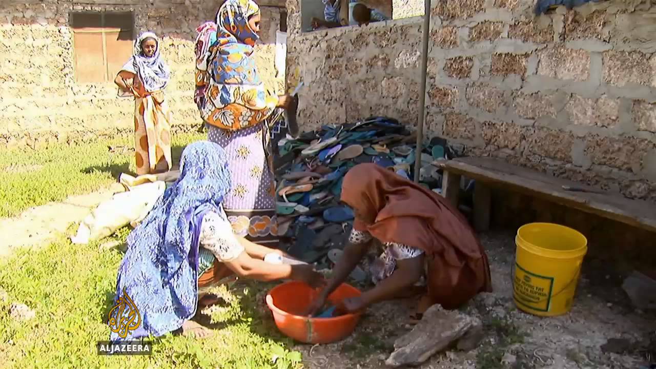 تُلوّث النعال المحيط الهندي