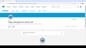 Impact Management : Quick Look || Understand Impact Management || Salesforce || Trailhead