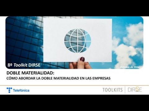 8º toolkit DIRSE & Telefónica sobre Doble Materialidad