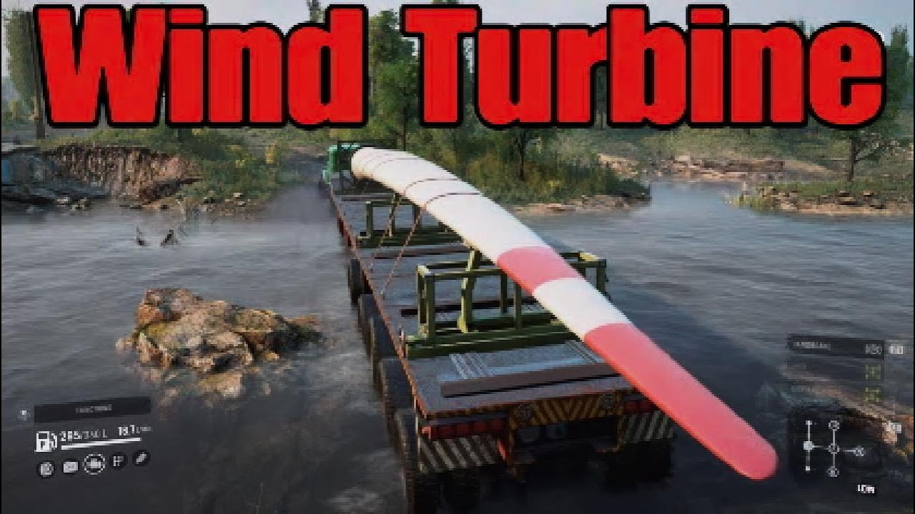 SnowRunner Wind Turbine Belozersk Glades Central Asia