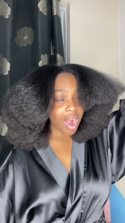  Omg that shrinkage #naturalhair #hairstyle - YouTube