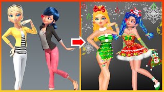 Ladybug Chloe Miraculous Transformation In Noel - Merry Christmas 2022