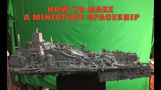 How to make a miniature spaceship DIY