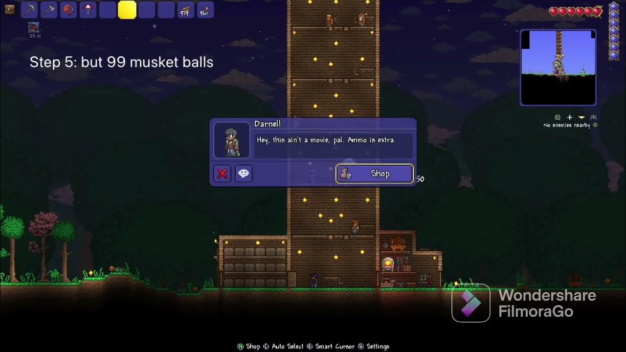How to get infinite musket balls in terraria YouTube