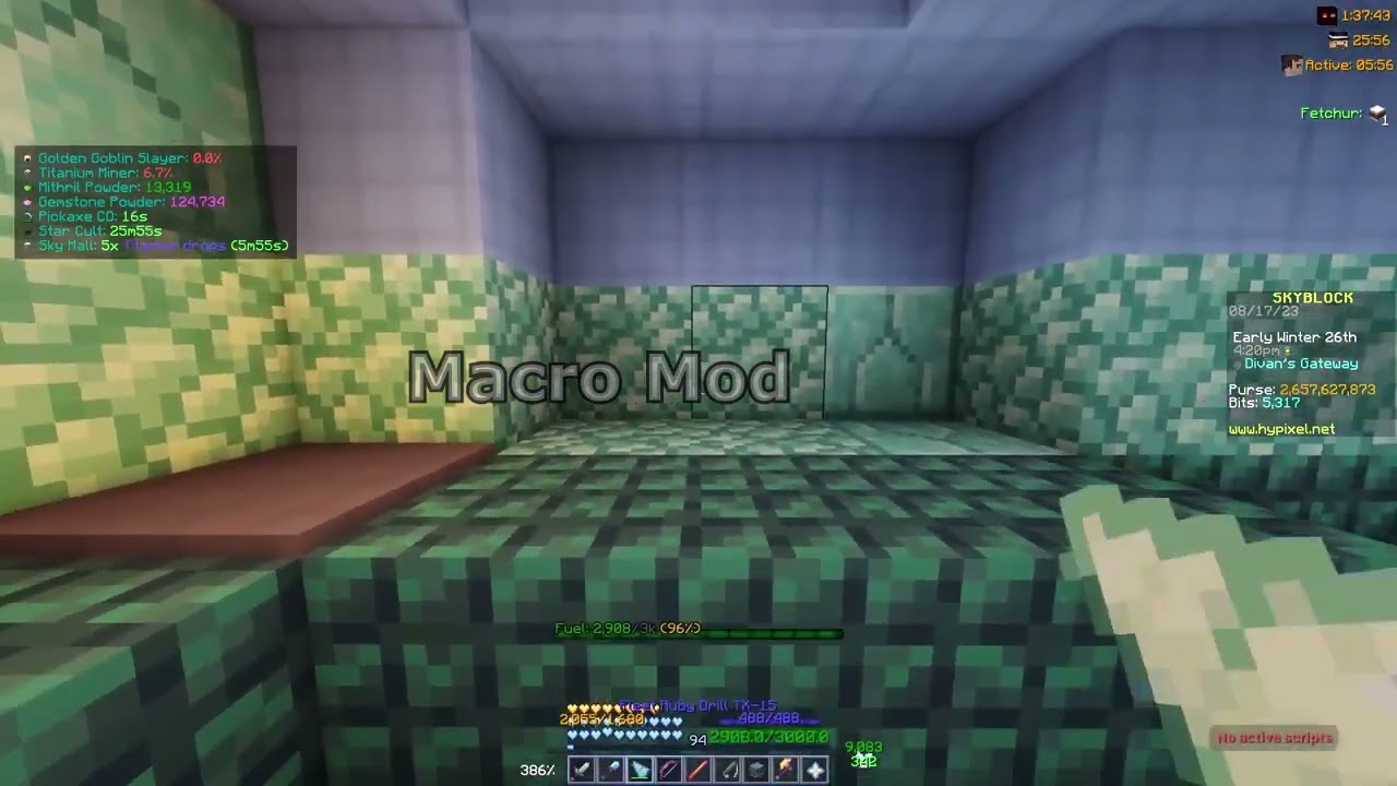 NEW Hypixel Skyblock Mithril Macro Mod February 2026