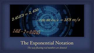Math Tutorial: Exponential Notation for the Floating Real Numbers Variables.