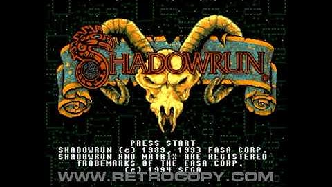Shadowrun (Sega Genesis / Mega Drive) Intro