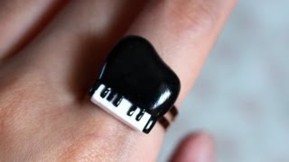 DIY: Cute Piano Ring {Stop Motion Tutorial} Polymer Clay
FAQ:
What glaze did you use? ♦ Varathane Polyurethane, Gloss Finish
What brand of clay did you use? ♦ Premo
What is polymer clay? ♦ A sculptable medium that only hardens when baked.
What glue are you using? ♦ E-6000 Glue: http://www.amazon.com/gp/product/B004BPHQWU/ref=as_li_tl?ie=UTF8&camp=1789&creative=9325&creativeASIN=B004BPHQWU&linkCode=as2&tag=puddi09-20&linkId=YBWYUWI5LYR4GRKT
W E B S I T E ♥ http://puddingfishcakes.weebly.com/
S H O P ♥ http://dft.ba/-pfishcakes
F A C E B O O K ♥ http://www.facebook.com/Puddingfishcakes
T W I T T E R ♥ https://twitter.com/PFishCakes
T U M B L R ♥ http://puddingfishcakes.tumblr.com/
I N S T A G R A M ♥ http://instagram.com/puddingfishcakes
S U B S C R I B E ♥ http://www.youtube.com/user/puddingfishcakes
Music by Steven O Brien
https://soundcloud.com/stevenobrien DIY: Cute Piano Ring {Stop Motion Tutorial} Polymer Clay