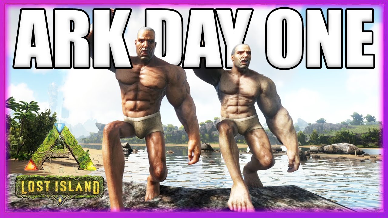 Ark Survival Evolved Lost Island Day One (A Rough Start)