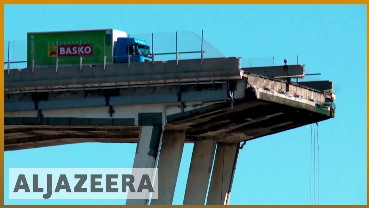 🇮🇹 جسر إيطاليا: 39 قتيلاً بينما يواصل رجال الإنقاذ البحث عن ناجين | الجزيرة الإنجليزية