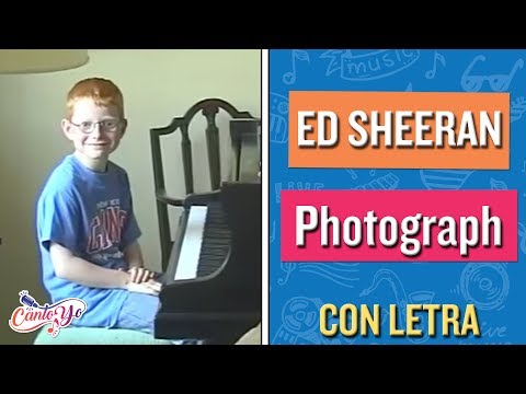 Ed Sheeran - Photograph CON LETRA | Cantoyo Karaoke