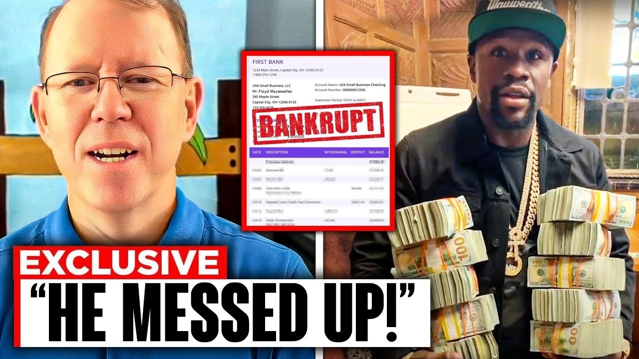 Floyd Mayweather’s Accountant REVEALS How He Lost $500M in 6 Months & Went Bankrupt..