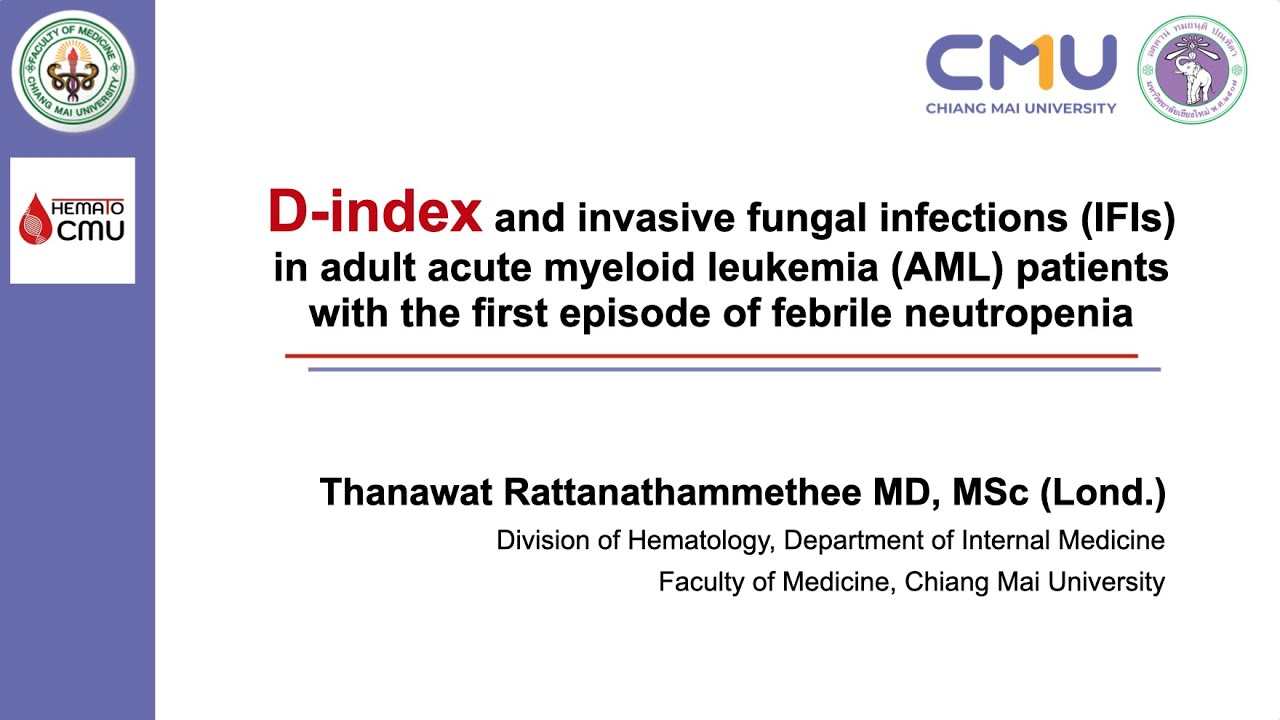 D-index and invasive fungal infections (IFIs) in adults acute myeloid leukemia (AML)