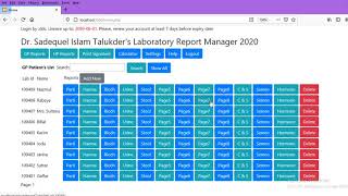 Tutorial on Laboratory Report Manager 2020 - Clinical Pathology Report -Dr. Sadequel Islam Talukder screenshot 2