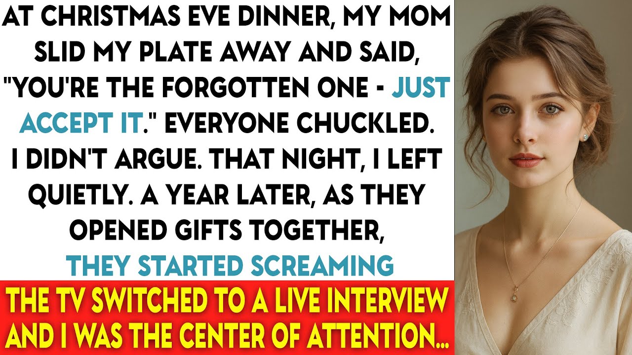 At Christmas Eve Dinner, My Mom Slid My Plate Away And Said, “You’re The Forgotten One — Just...